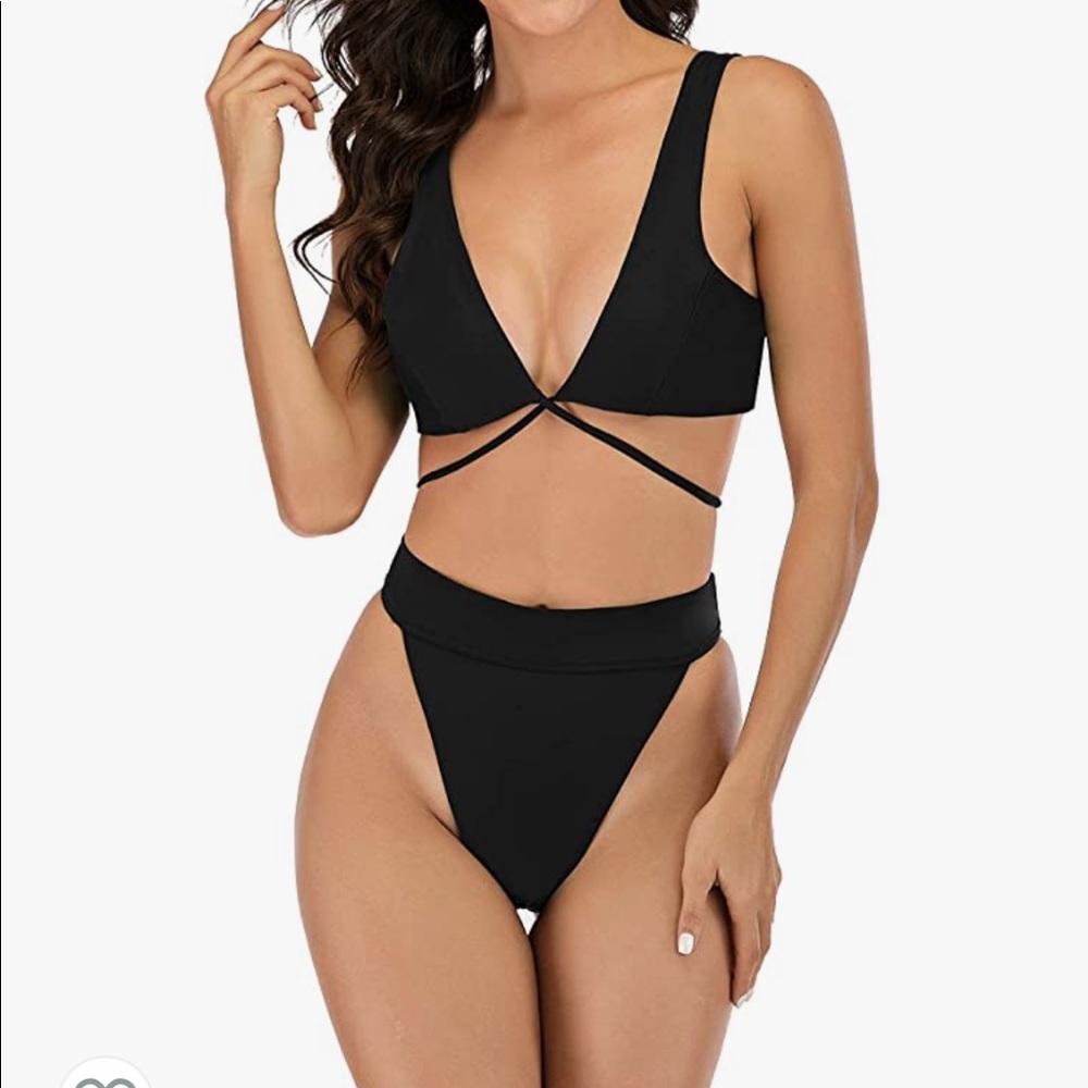 Black brand new bikini
